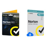 Norton 360 Advanced 10 Disp 12m Utilities 10 Disp 24m